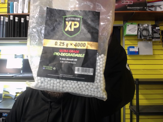 Sac de balle airsoft ouvert