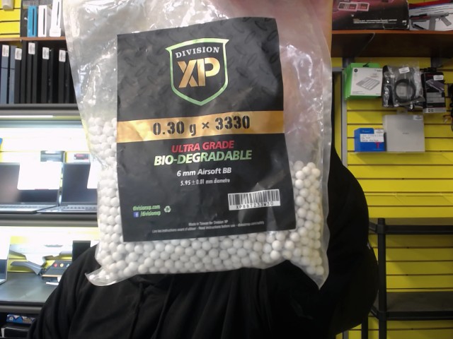 Sac de balle airsoft ouvert