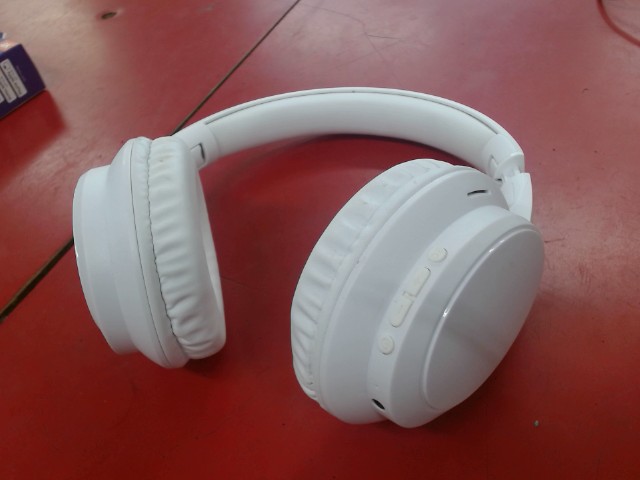 Ecouteurs bluetooth blanc + fil usb