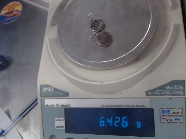 Boucle d'oreilles forme lune