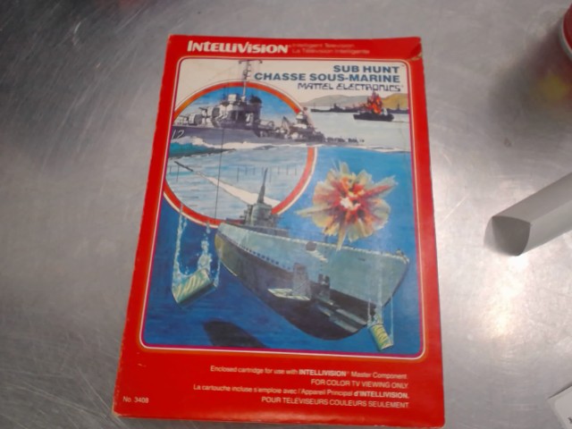 Sub hunt intellivision cib