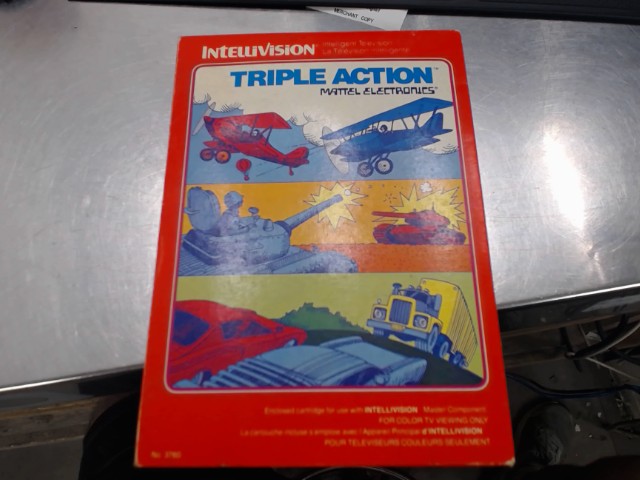 Triple action intellivision cib