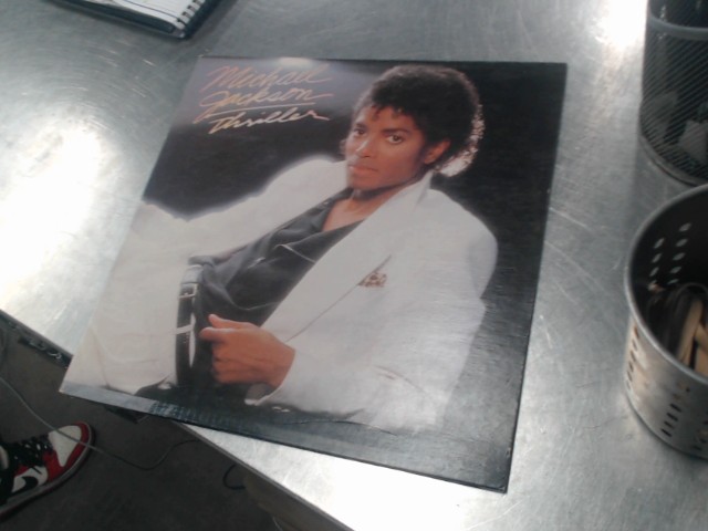 Michael jackson thriler vinyl cover only
