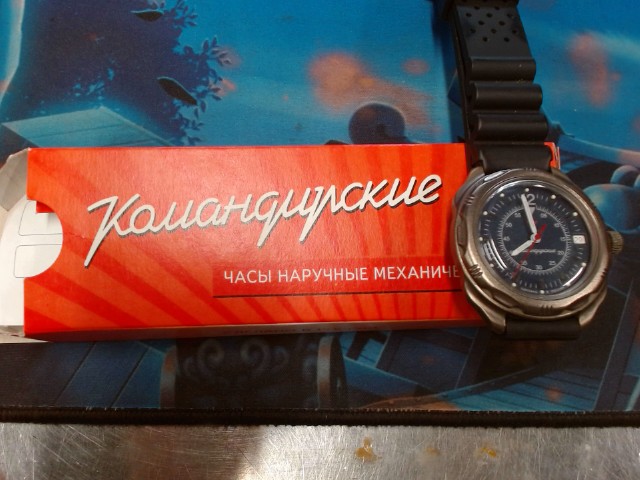 Montre mecanique commandant urss+box
