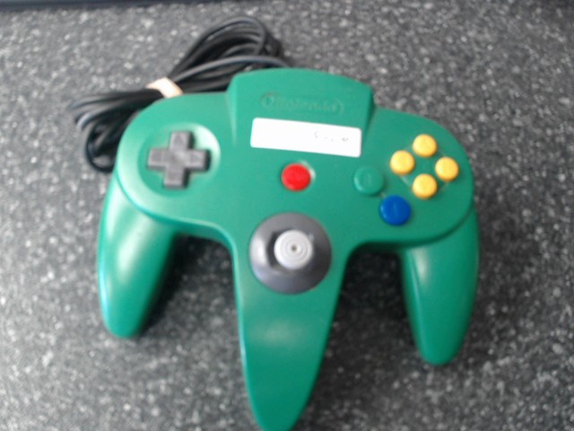 Manette n64 verte