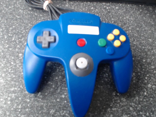 Manette n64 bleu