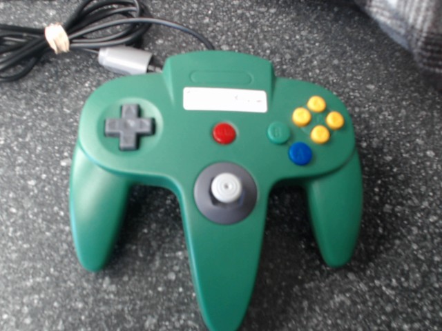 Manette n64 verte