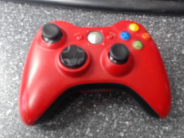 Manette xbox 360 rouge