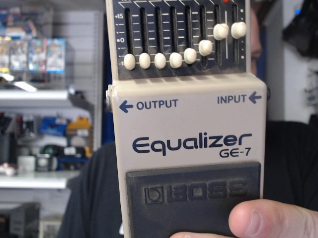 Pedale de musique equalizer