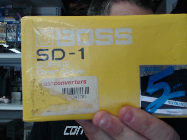 Pedale de musique super overdrive