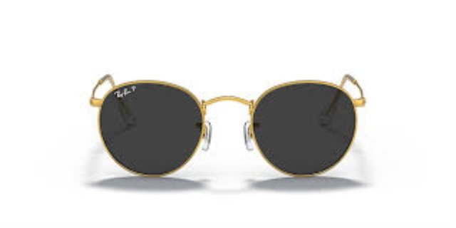 Lunette ray ban noir et dore + case