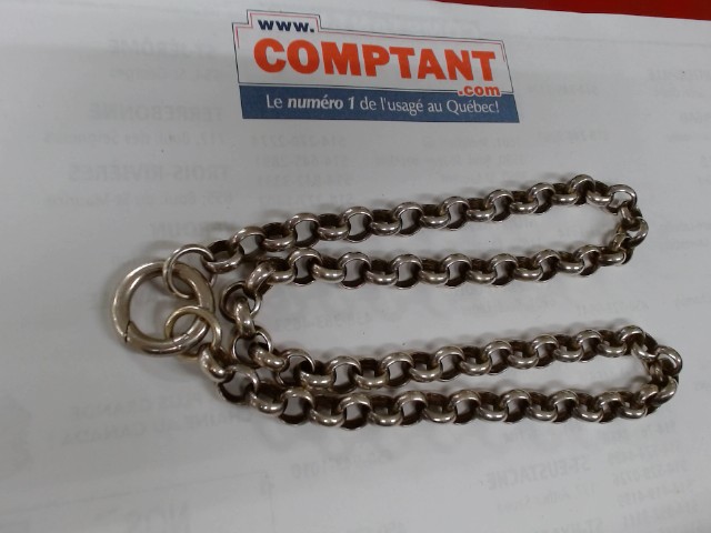 Chaine argent grosses mailles