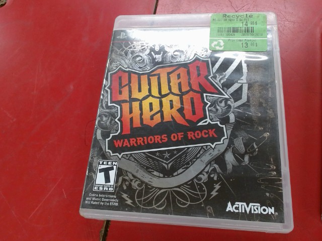 Guitar hero warriors of rock