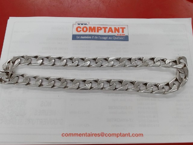 Chaine en argent gros maille