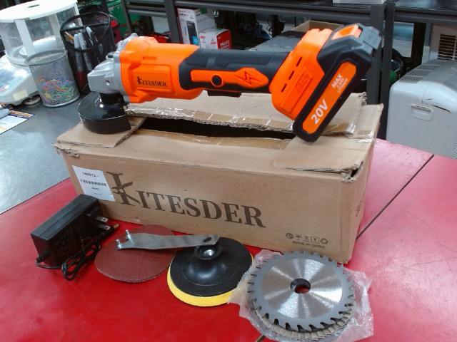 Grinder 20v+batterie 20v+chargeur+boite