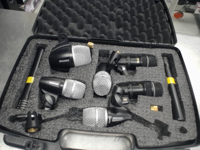 Kit complet de microphone shure dans cas