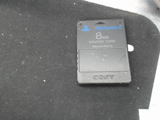 8mb memory card playstation 2 black