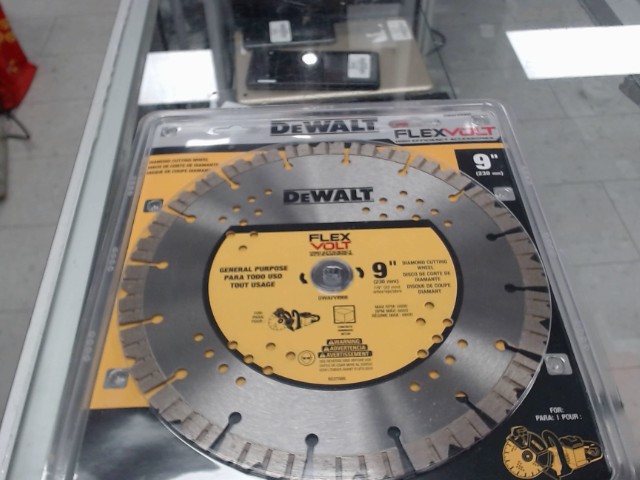 Lame pour scie a beton dewalt 9 pouces