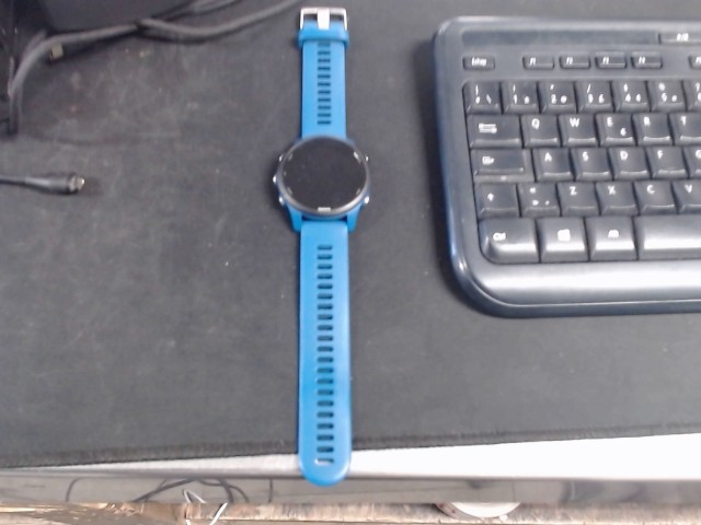 Montre intelligente + chargeur bleu