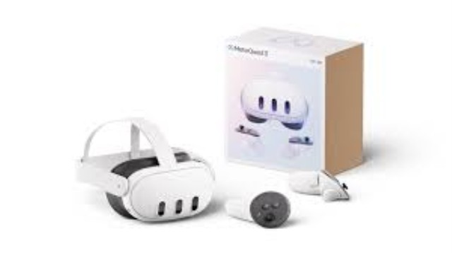 Casque vr metaquest 3 + acc + boite