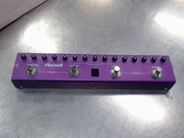 Pedal de guitare rechargable