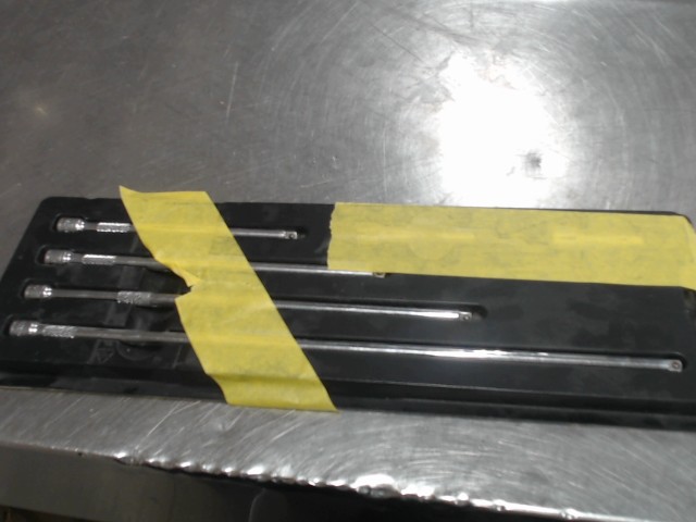 Kit de rallonges 1/4 drive 4embout