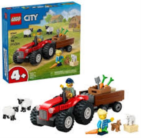 Lego city tracteur avec traileur 60461