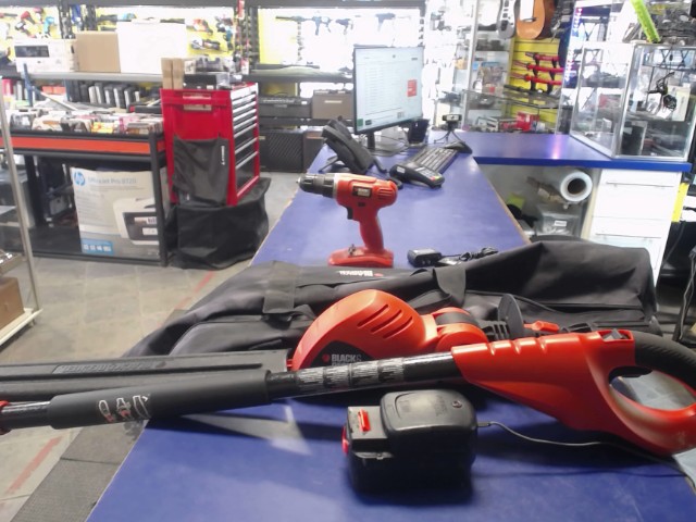 Perceuse et taille-haie sans fil 1 pile