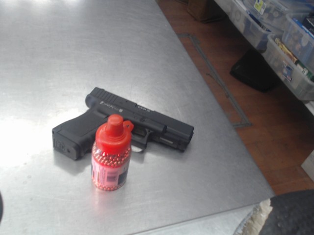 Glock 17 a plomb avec balle