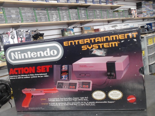 Console nes+2manette+gun+boite+livret