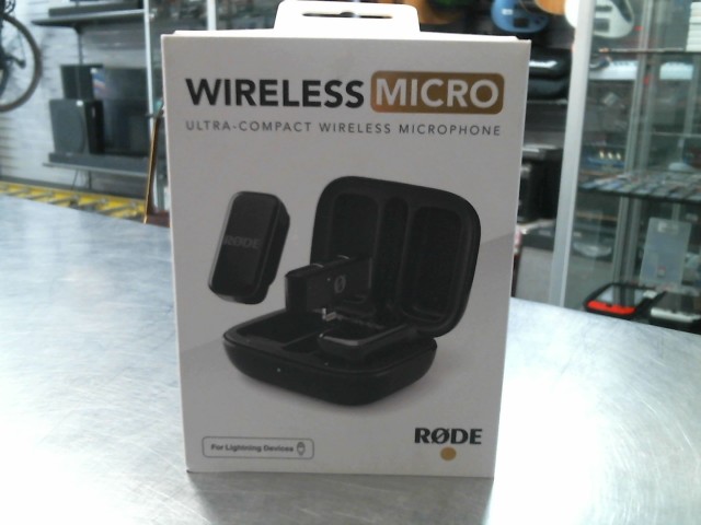 Microphone sans fills rode (lightning)