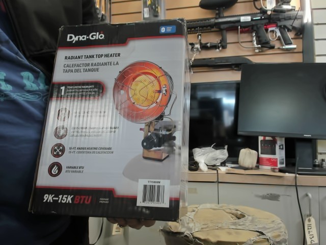 Radiant tank top heater