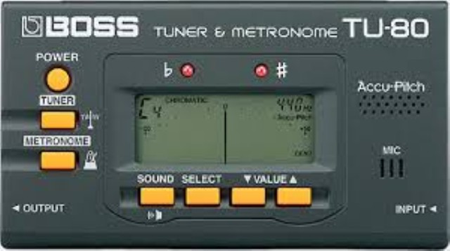 Tuner and metreonome batterie