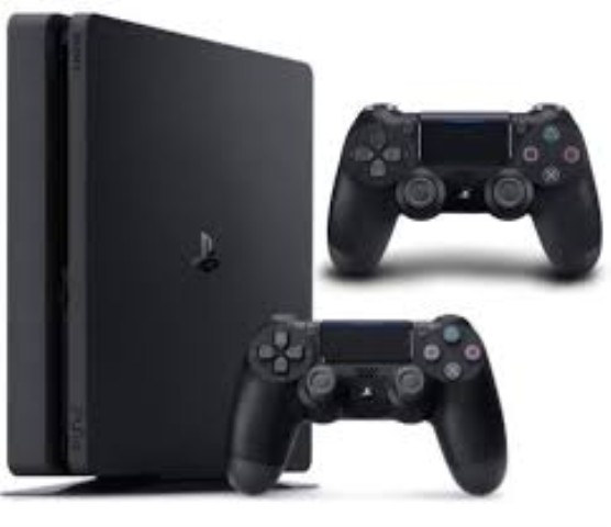 Playstation 4 slim avec 2 manettes + fil