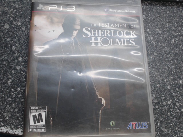 The testament of sherlock holmes ps3