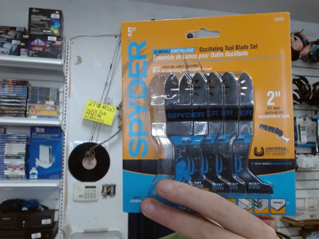 2xpack de 5 blade oscillateur