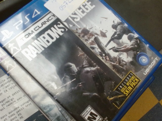 Tom clancy rainbow six seige ps4