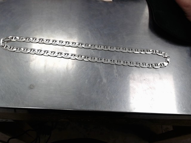 Chaine silver maille marine grosse