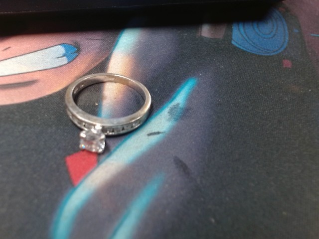 Bague en silver avec pierre