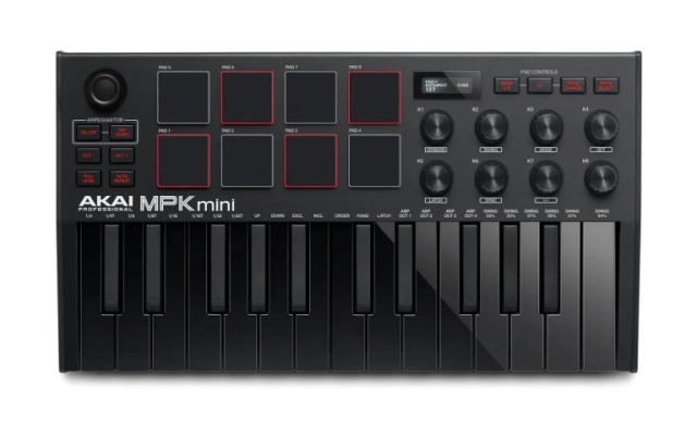 Keyboard akai mini black