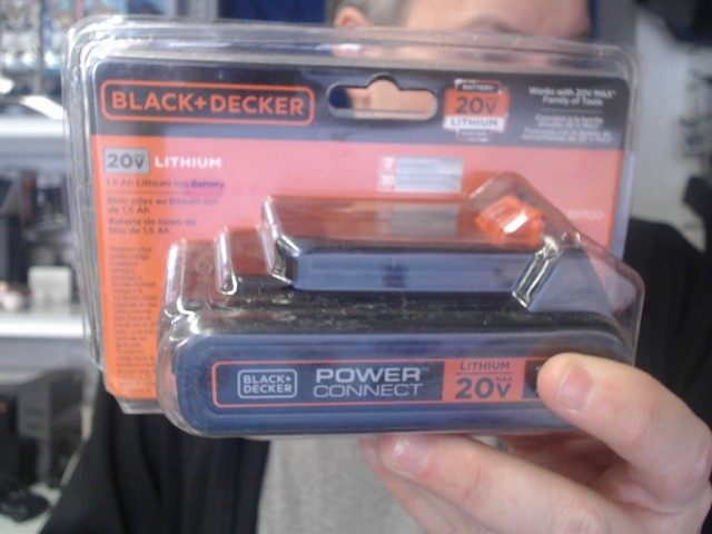 Batterie 20v 1.5 amperes