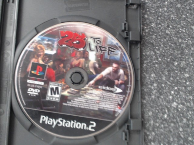 25 to life ps2