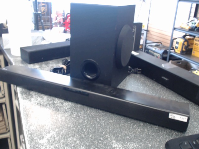 Soundbar + subwoofer lg avec fil et man