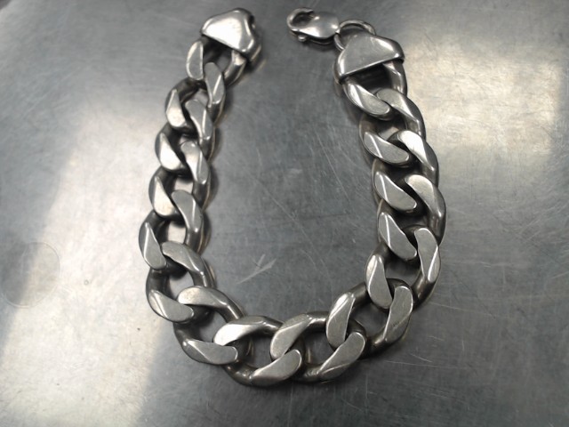 Gros bracelet cubain link argent