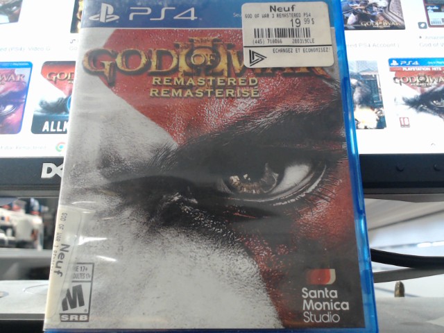 God of war remastered ps4