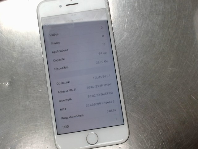 Iphone 8 petit craque sur l'ecran