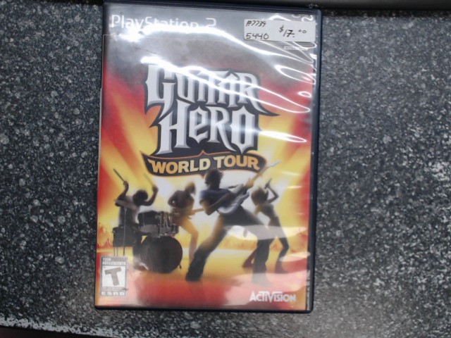 Guitar hero world tour ps2