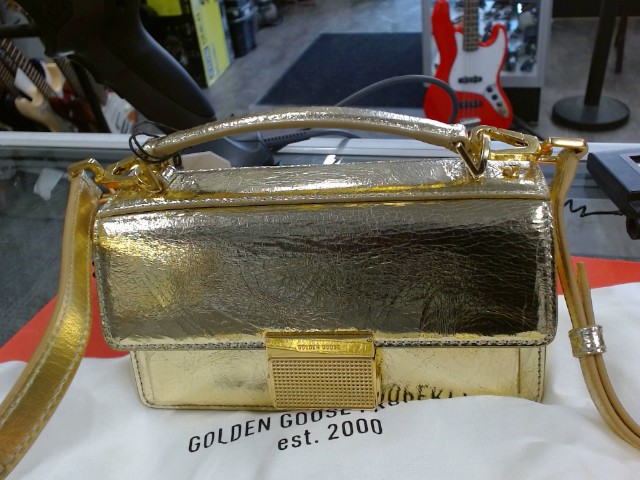 Sac a main mini femme golden goose gold