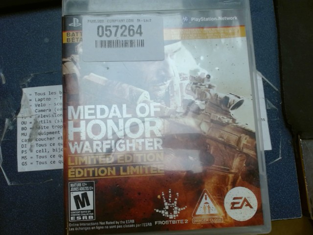 Medal of honor warfighter ps3