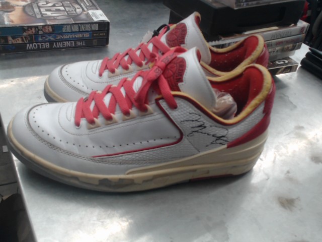 Nike air 2 retro low off white w/red